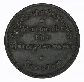 Gas token 1921 Wroclaw Breslau