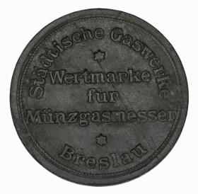 Picture 2 for: Gas token 1921 Wroclaw Breslau