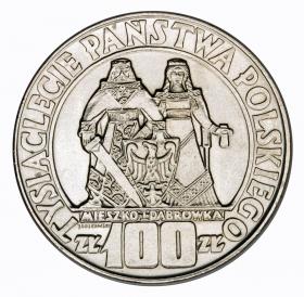 Picture 2 for: 100 zlotych 1966 Mieszko and Doubravka Polish People's Republic Warsaw