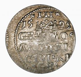 Picture 2 for: 3 groschen 1595 Sigismund III Vasa Riga