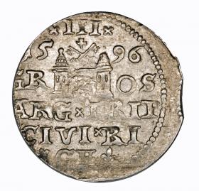 Picture 2 for: 3 groschen 1596 Sigismund III Vasa Riga