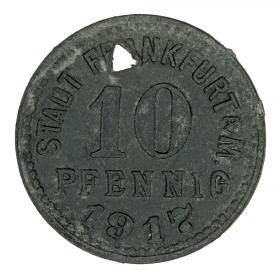 Picture 2 for: 10 pfennig 1917 Frankfurt Hesse
