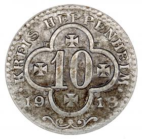 Picture for: 10 pfennig 1918 Heppenheim Hesse