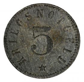 Picture 2 for: 5 pfennig 1920 Zwiesel Bavaria