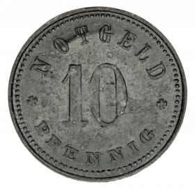 Picture 2 for: 10 pfennig 1920 Zwiesel Bavaria