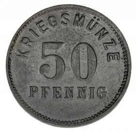 Picture 2 for: 50 pfennig 1917 Bensheim Hesse