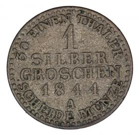 Picture 2 for: 1 silver groschen 1844 Frederick William IV Germany Prussia Berlin A