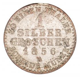 Picture 2 for: 1 silver groschen 1856 Frederick William IV Germany Prussia Berlin A