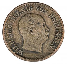 Picture for: 1 silver groschen 1865 Wilhelm I Hohenzollern Germany Prussia Berlin A