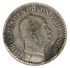 1 silver groschen 1870 Wilhelm I Hohenzollern Germany Prussia  Berlin A