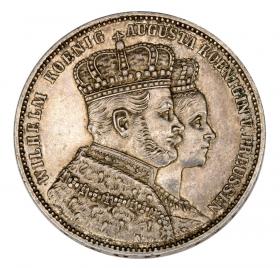 Picture for: Thaler 1861 Wilhelm I Hohenzollern Prussia Berlin