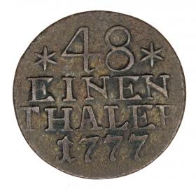 Picture for: 1/48 thaler 1777 Frederick the Great Germany Prussia Berlin