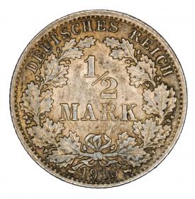 Picture for: 1/2 mark 1916 Wilhelm II Prussia Berlin A
