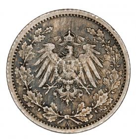 Picture 2 for: 1/2 mark 1917 Wilhelm II Prussia Berlin A