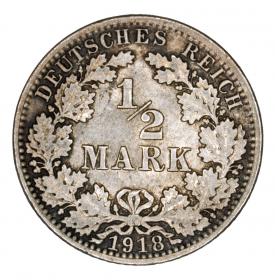 Picture for: 1/2 mark 1918 Wilhelm II Prussia Berlin A