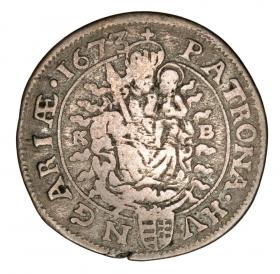 Picture 2 for: 6 kreuzer 1673 Leopold I Hungary Kremnica