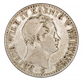Picture for: 1/6 thaler 1842 Frederick William IV Prussia Dusseldorf D