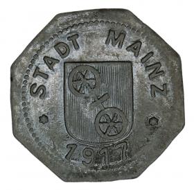 5 pfennig 1917 Mainz Hesse