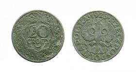 Picture for: 10 and 20 groschen grosz grossus 1923 General Government