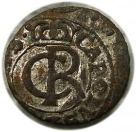 Picture for: Szeląg 1662 Karol XI Liwonia