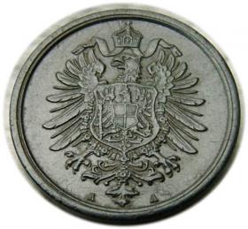 Picture 2 for: 2 pfennig 1874 Wilhelm I Prussia