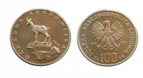 Picture for: 100 złotych 1979 Kozica PRL próba nikiel