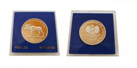 Picture for: 100 złotych 1978 Łoś Ochrona Środowiska srebro