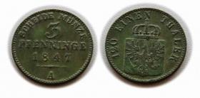 Picture for: 3 fenigi 1847 Prusy Berlin