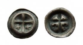 Picture for: Brakteat odmiana krzyża łacińskiego Zakon Krzyżacki