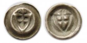 Picture for: Brakteat tarcza z trójlistkiem Zakon Krzyżacki