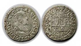 Picture for: 3 krajcary 1669 Karol II Lichtenstein Ołomuniec