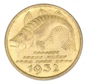 Picture 2 for: 10 pfennig 1932 Cod Free City of Gdansk