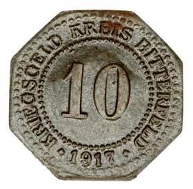 10 pfennig 1917 Bitterfeld Saxony