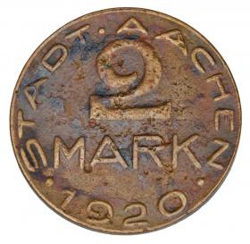 Picture for: 2 mark 1920 Aachen