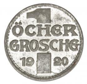 Picture 2 for: 1 ocher grosche 1920 Aachen Rheinland