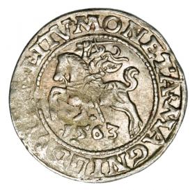 Picture for: Halfgroschen 1563 Sigismund II Augustus Lithuania Vilnius