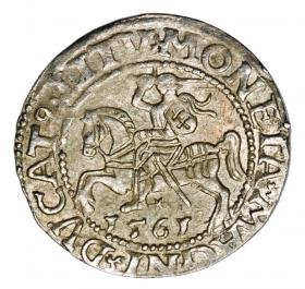 Picture for: Halfgroschen 1561 Sigismund II Augustus Lithuania Vilnius