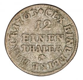 Picture 2 for: 1/12 thaler 1763  Frederick Christian Germany Leipzig