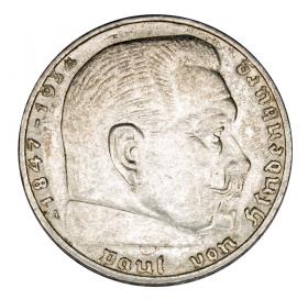 Picture for: 2 mark 1937 Paul von Hindenburg / swastika Germany Berlin A