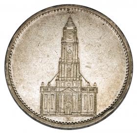 Picture for: 5 mark 1935 Church in Potsdam Germany Berlin A