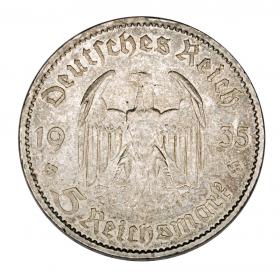 Picture 2 for: 5 mark 1935 Church in Potsdam Germany Berlin A