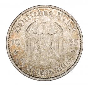 Picture 2 for: 5 mark 1935 Church in Potsdam Germany Berlin A