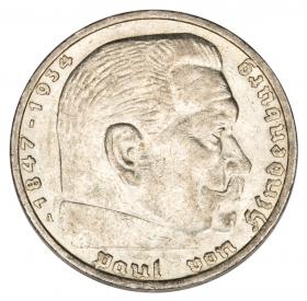 Picture for: 5 mark 1936 Paul von Hindenburg / Prussian eagle Germany Berlin A