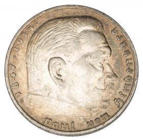 Picture for: 5 mark 1935 Paul von Hindenburg / Prussian eagleGermany Karlsruhe G