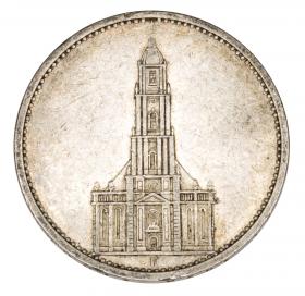 Picture for: 5 mark 1934 Paul von Hindenburg / Prussian eagleGermany Stuttgart F