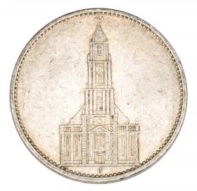 Picture for: 5 mark 1934 Paul von Hindenburg / Prussian eagleGermany Karlsruhe G