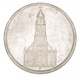 Picture for: 5 mark 1934 Paul von Hindenburg / Prussian eagleGermany Karlsruhe G