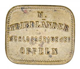 Picture for: Castle brewery token Opole Friedlander Schlossbrauerei Oppeln