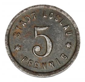 5 pfennig 1918 Wodzislaw Slaski / Loslau