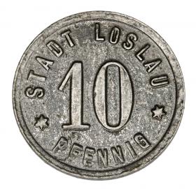 10 pfennig 1918 Wodzislaw Slaski / Loslau